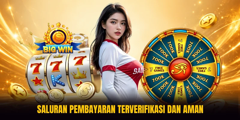 Saluran pembayaran terverifikasi dan aman