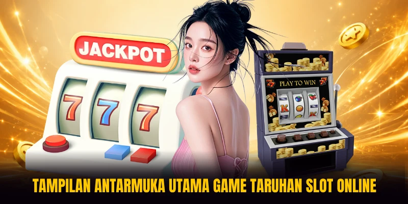 Tampilan antarmuka utama game taruhan Slot Online
