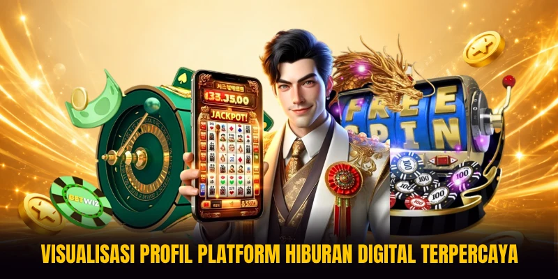 Visualisasi profil platform hiburan digital terpercaya